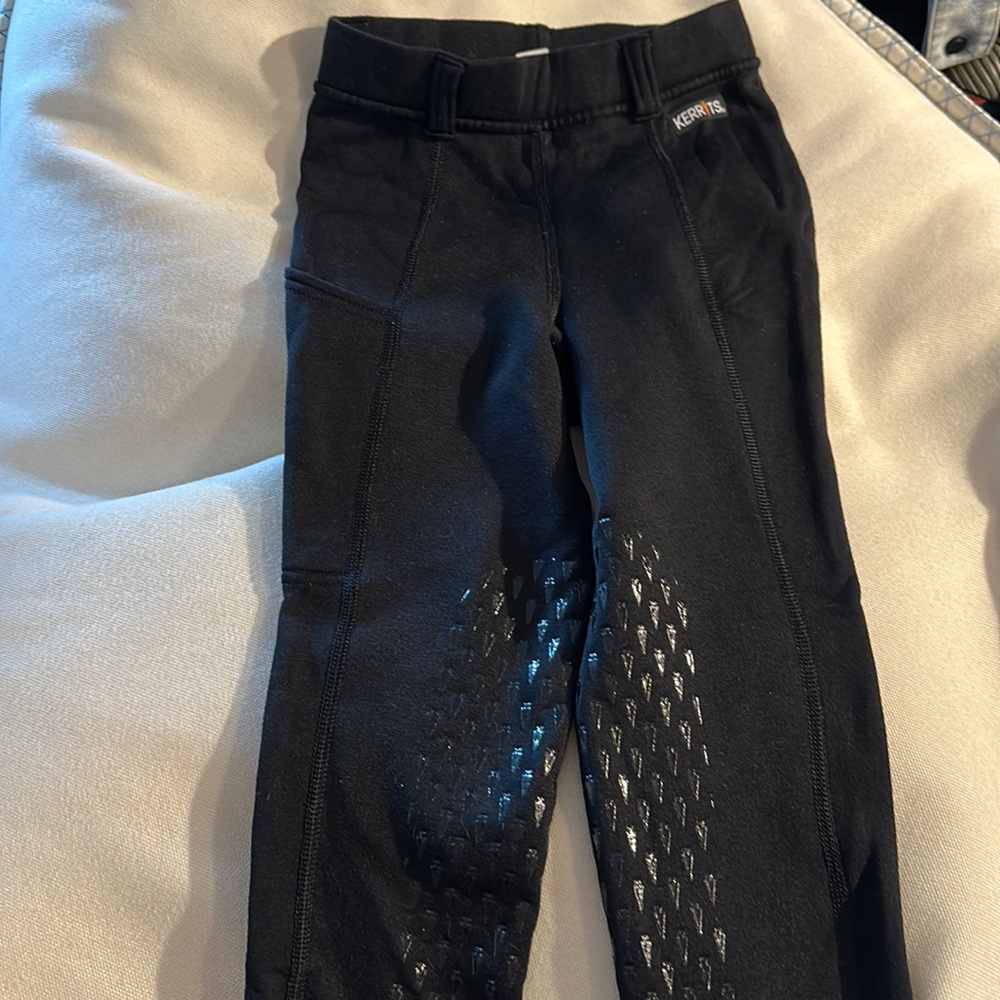 Kerrits Fleece Lined Pants Black Size Small